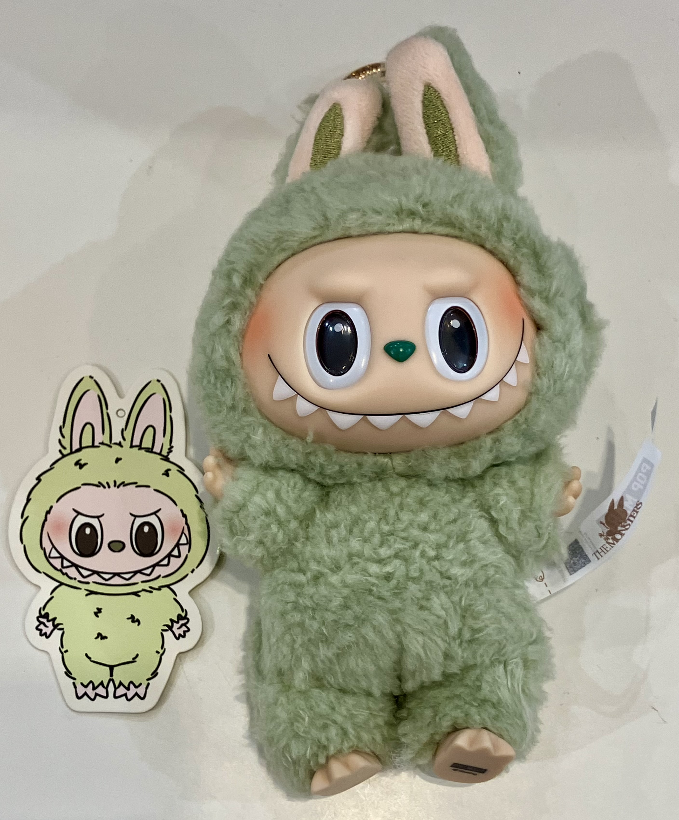 POPMART THE MONSTERS Exciting Macaron ぬいぐるみ シリーズ LABUBU Green Grape