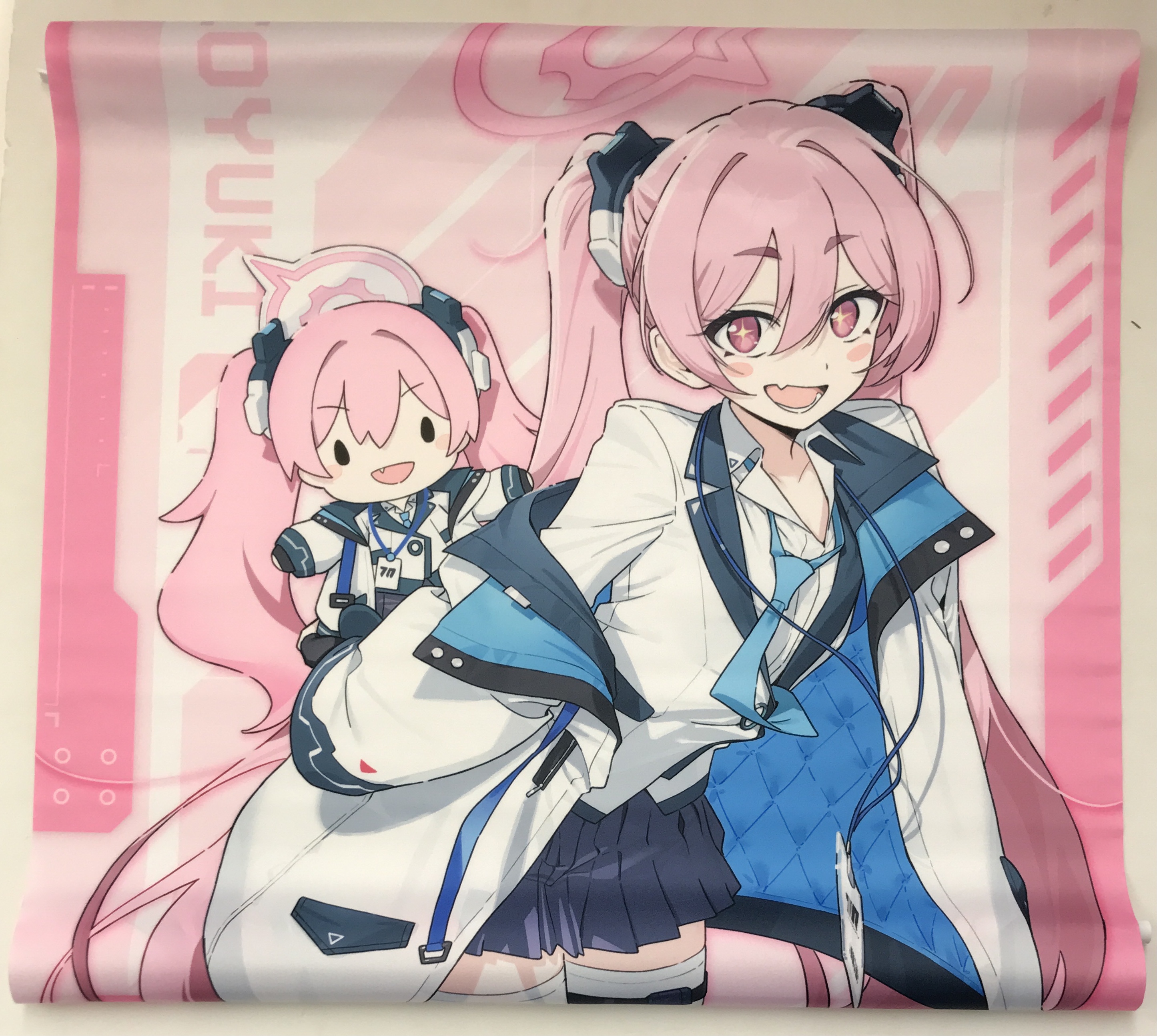 セガラッキーくじオンライン ブルーアーカイブ -ふわぷち- Vol.1- A-4賞 ふわぷち B2タペストリー 黒崎コユキ