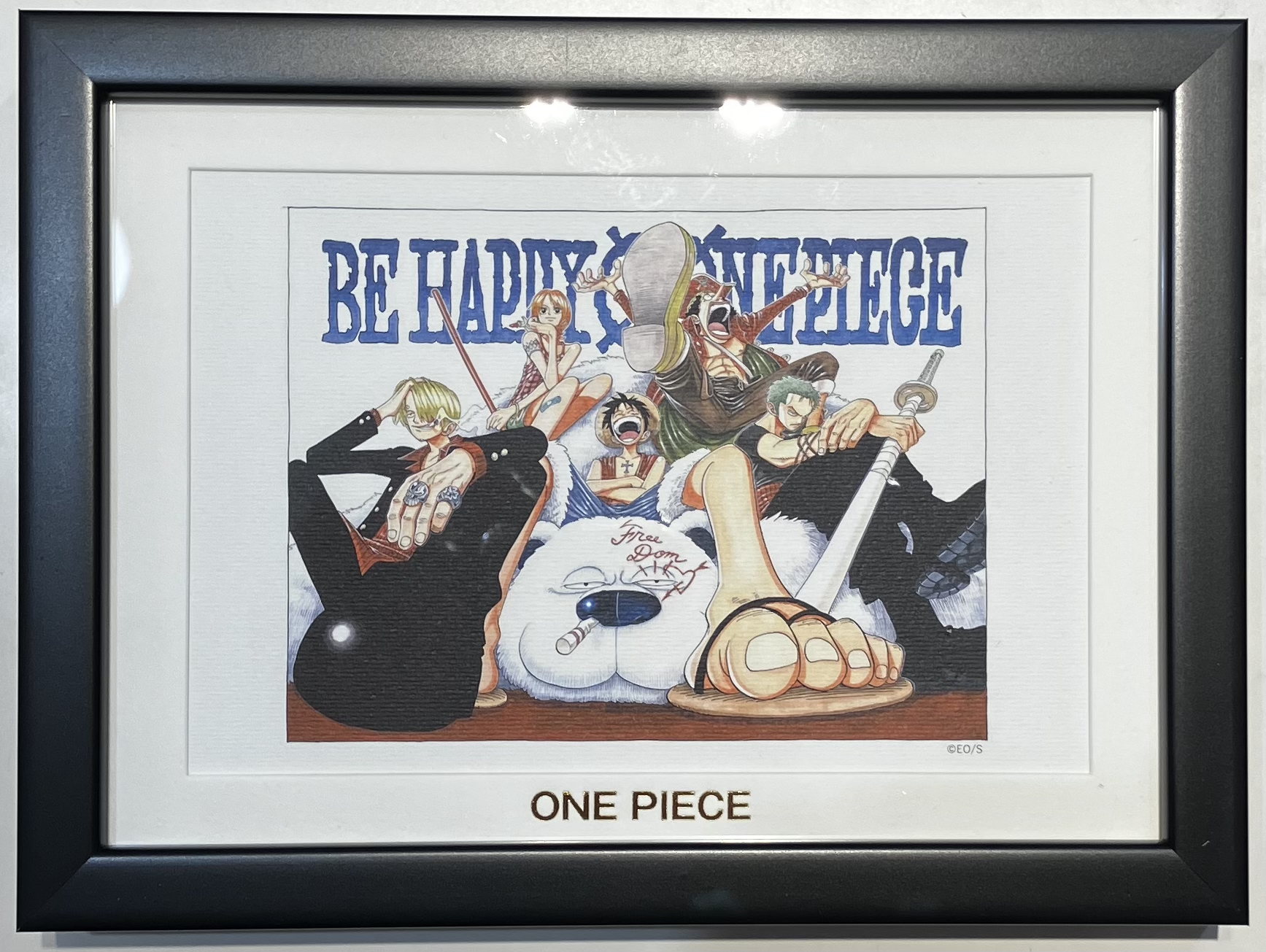 ONE PIECE FRAME ART Mini 週刊少年ジャンプ1999年4.合併5号 BF1-TJS