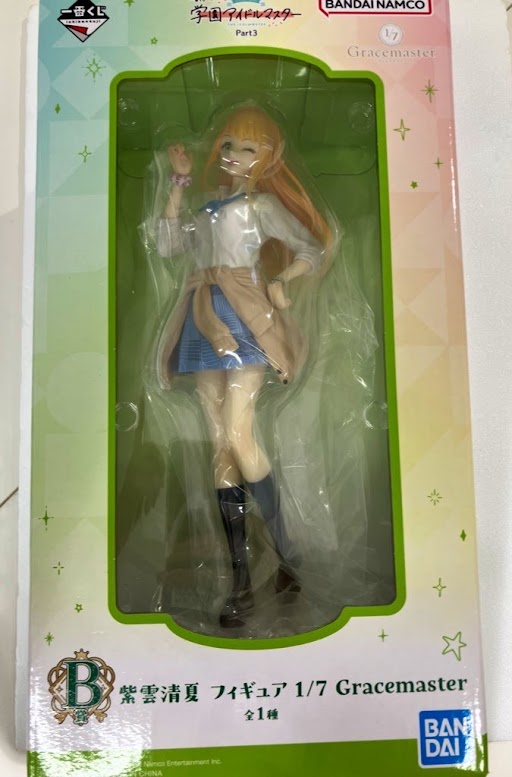 一番くじ 学園アイドルマスター Part3 B賞 紫雲清夏 フィギュア 1/7 Gracemaster