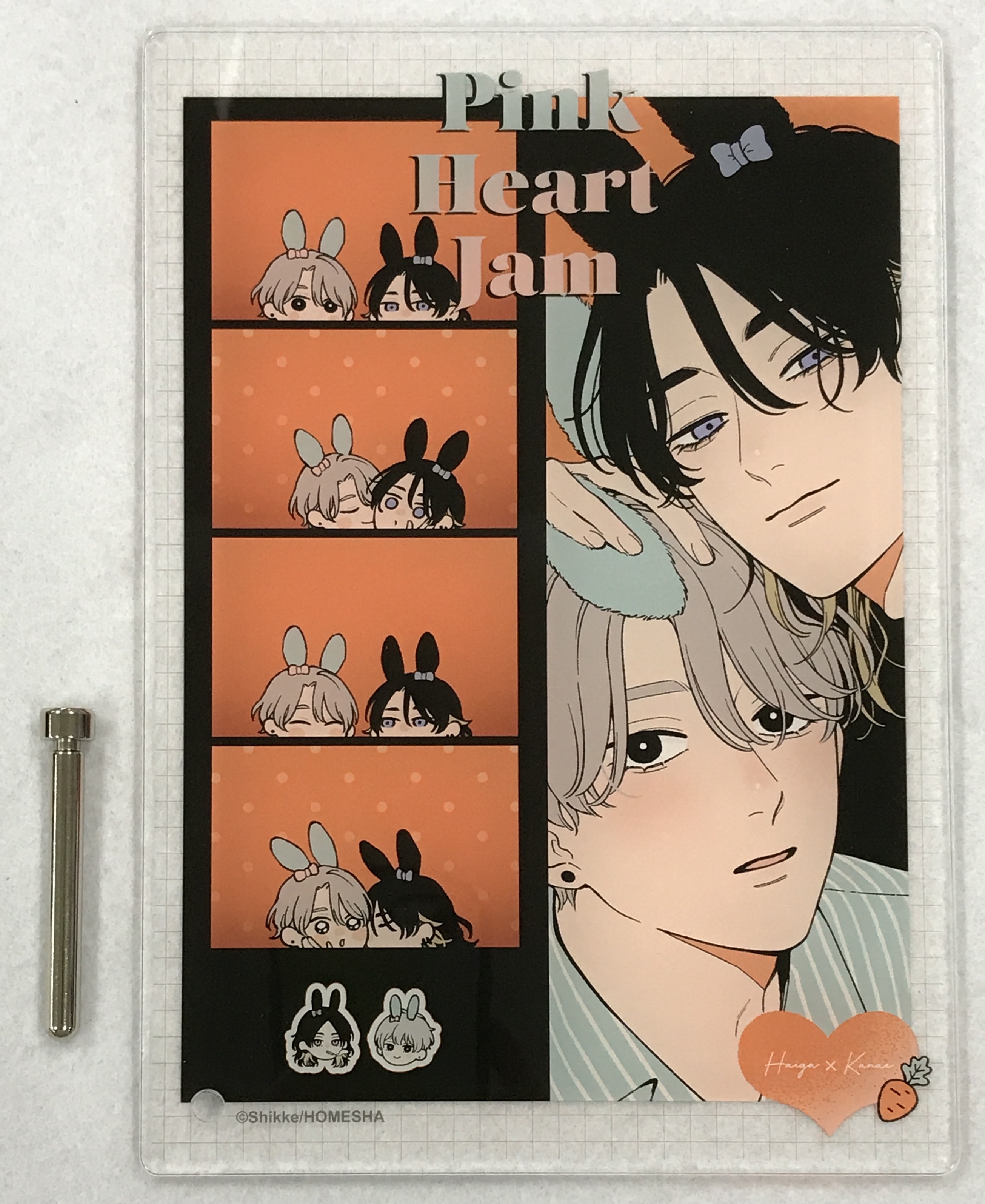 ピンクハートジャム ピンクハートジャム展 -しっけのものがたり- アクリルプレート ③ 灰賀優希&金江凉