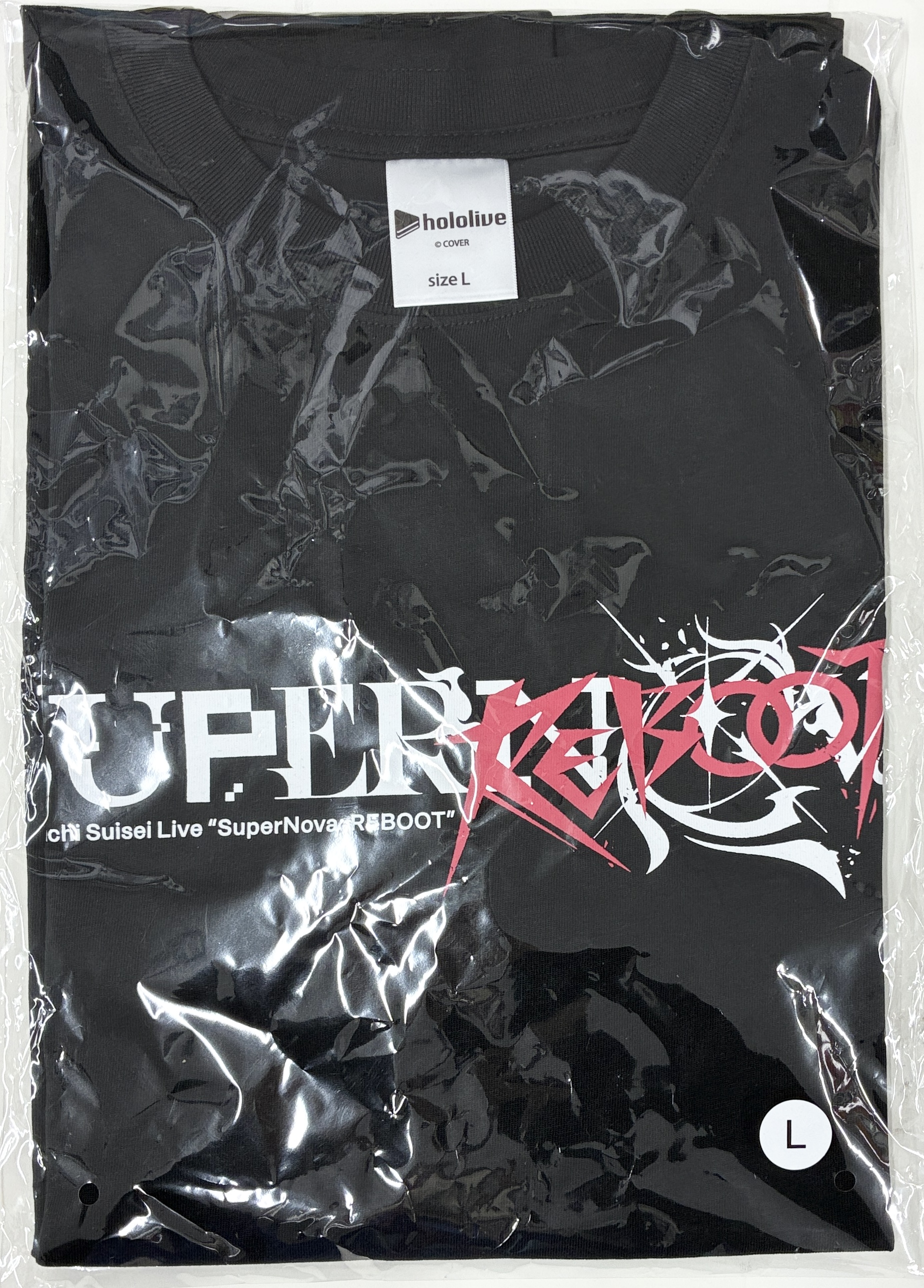【未開封】ホロライブ Hoshimachi Suisei Live "SuperNova:REBOOT" T-Shirt L