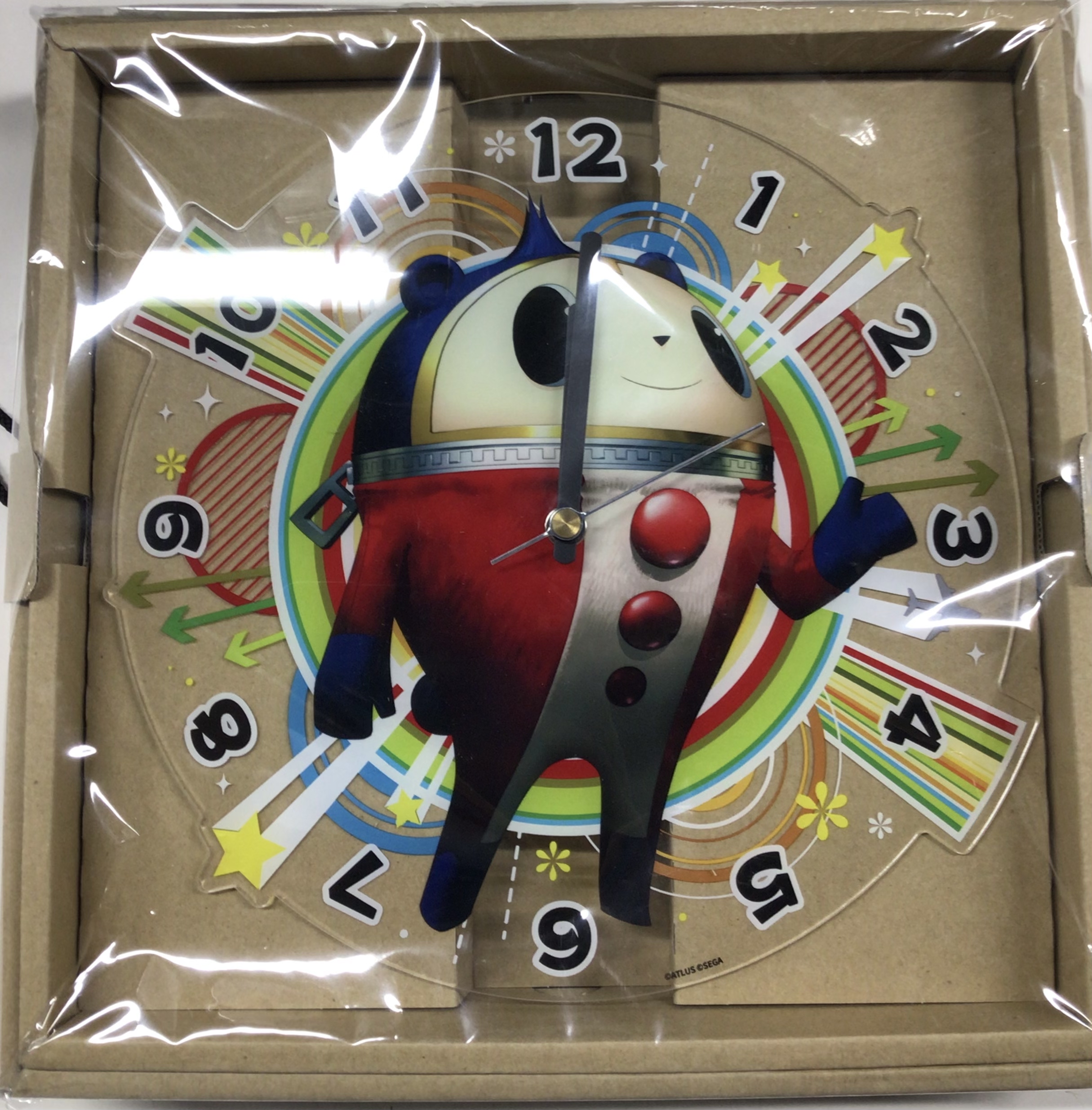ペルソナ 4 ザ・ゴールデン×楽天コレクション S-1賞 クマ ダイカットアクリル時計