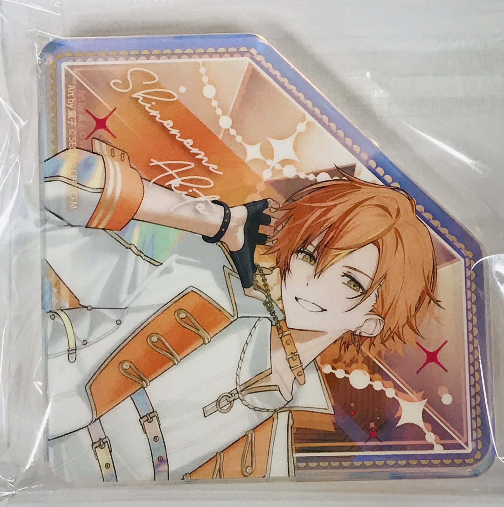 プロジェクトセカイ カラフルステージ! 5th Anniversary 感謝祭 ダイヤ型オーロラアクリルブロック 東雲彰人