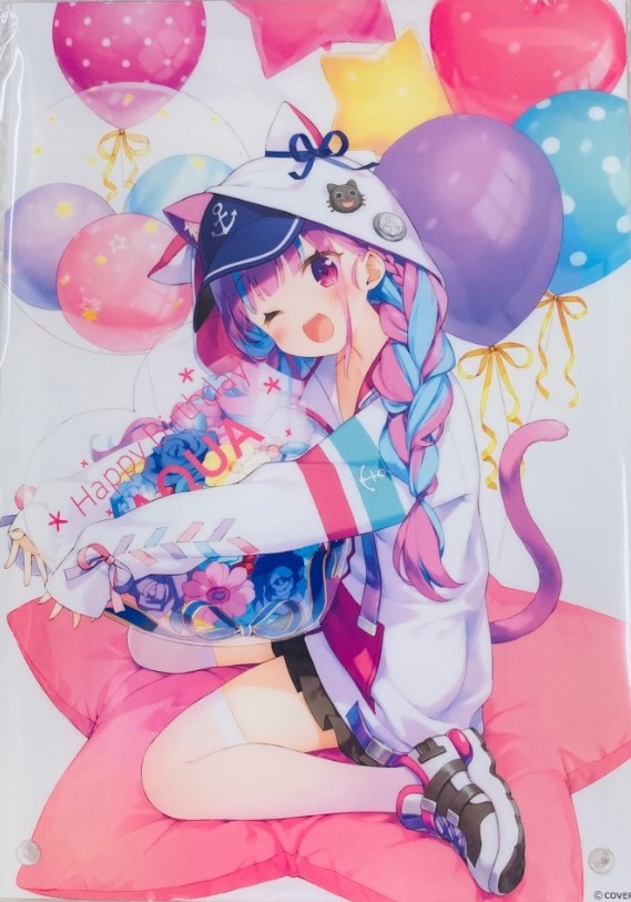 ホロライブ 誕生日記念2021 アクリルパネル 湊あくあ