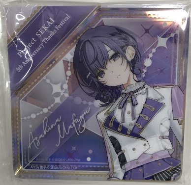 【未開封】プロジェクトセカイ カラフルステージ! 5th Anniversary 感謝祭 ダイヤ型オーロラアクリルブロック 朝比奈まふゆ
