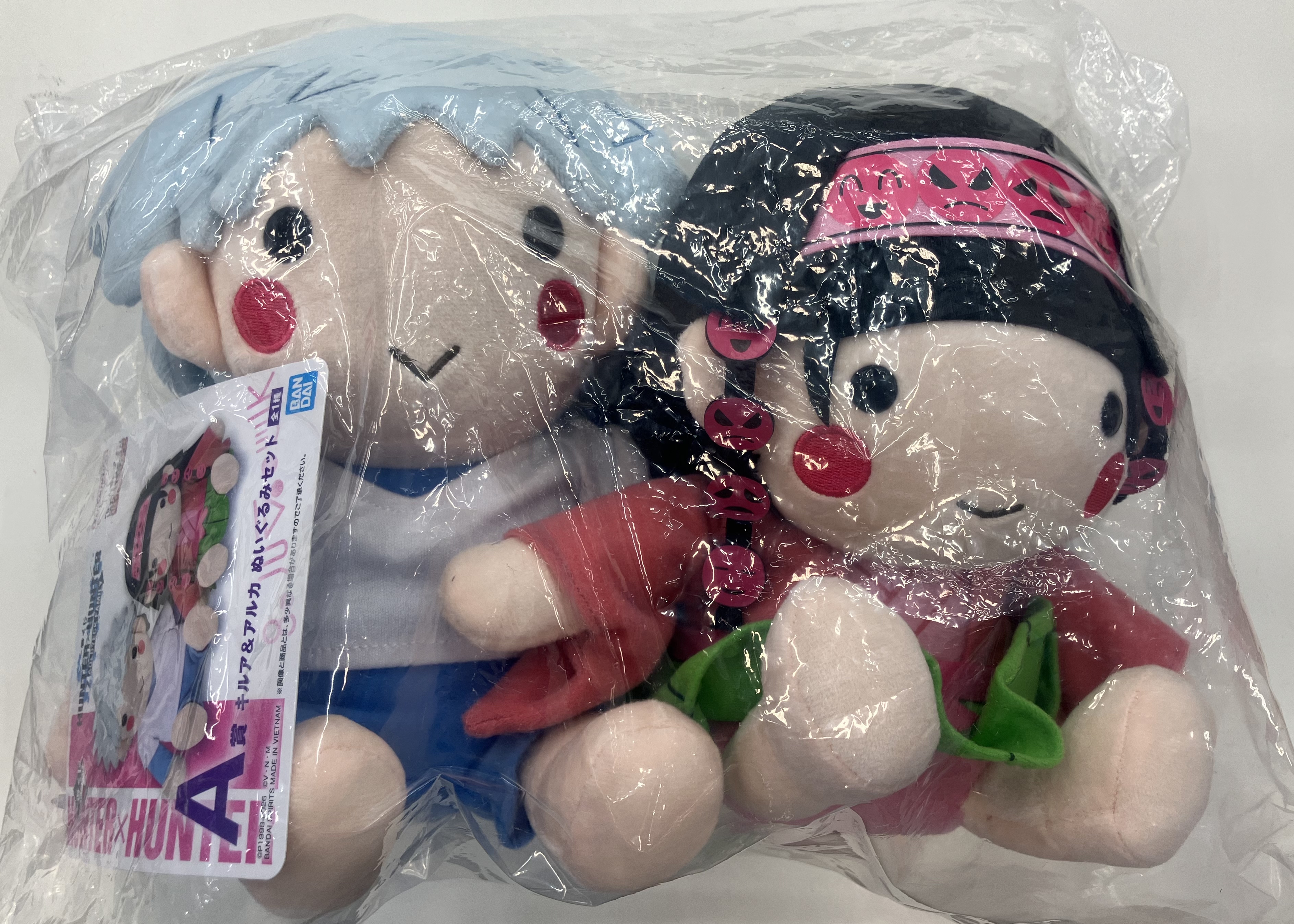 一番くじ HUNTER×HUNTER ZAOLDYECK FAMILY A賞 キルア&アルカ ぬいぐるみセット キルア=ゾルディック&アルカ=ゾルディック