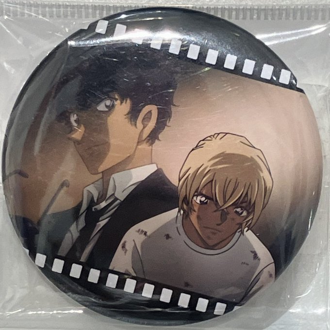 名探偵コナン DETECTIVE CONAN THE MOVIE展 ～銀幕の回顧録～ コナンムービー展 オリジナル缶バッジ 松田陣平&降谷零(バーボン/安室透)