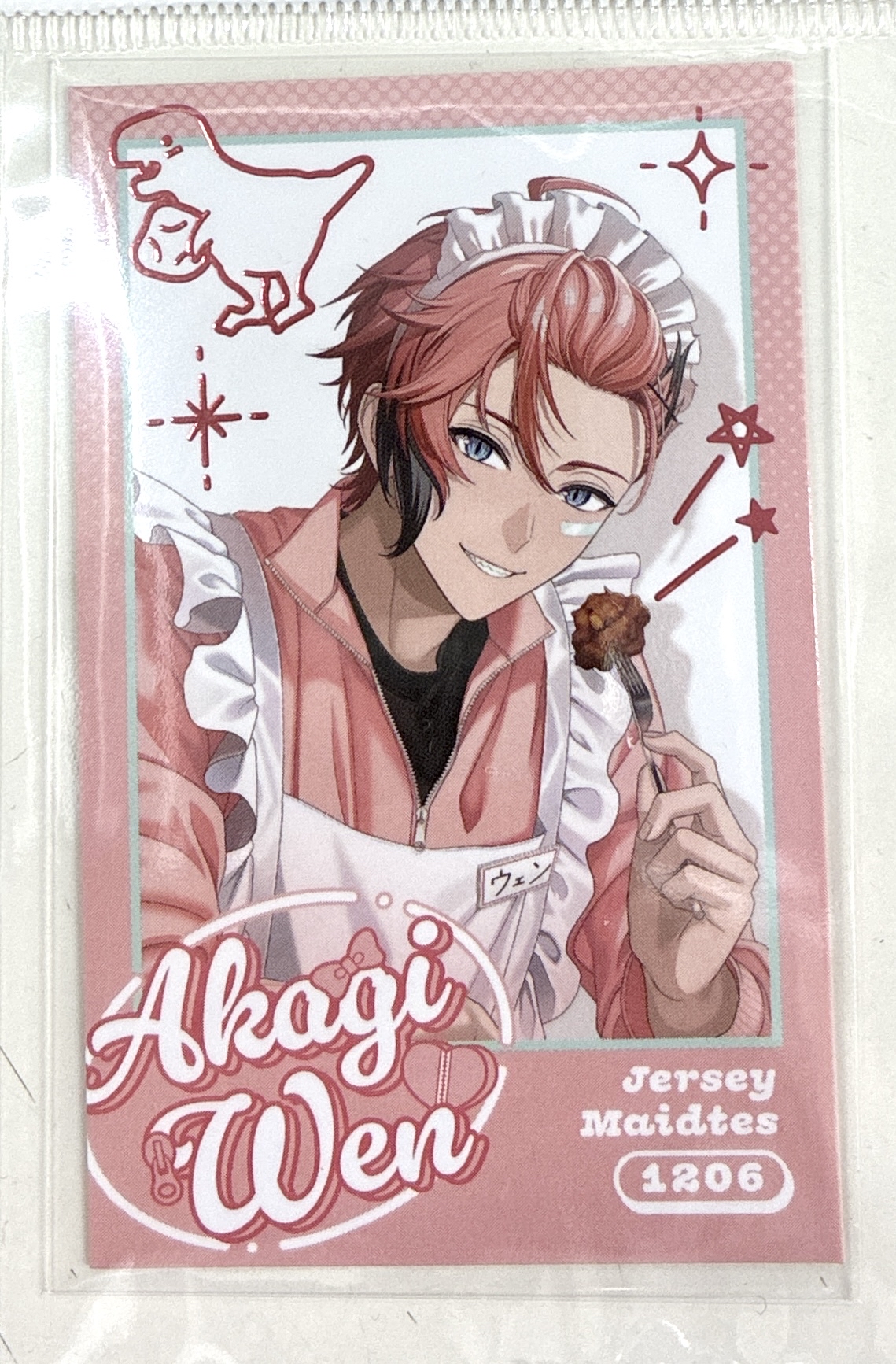 にじさんじ Jersey Maidtes ランダムフォト風カード 赤城ウェン A