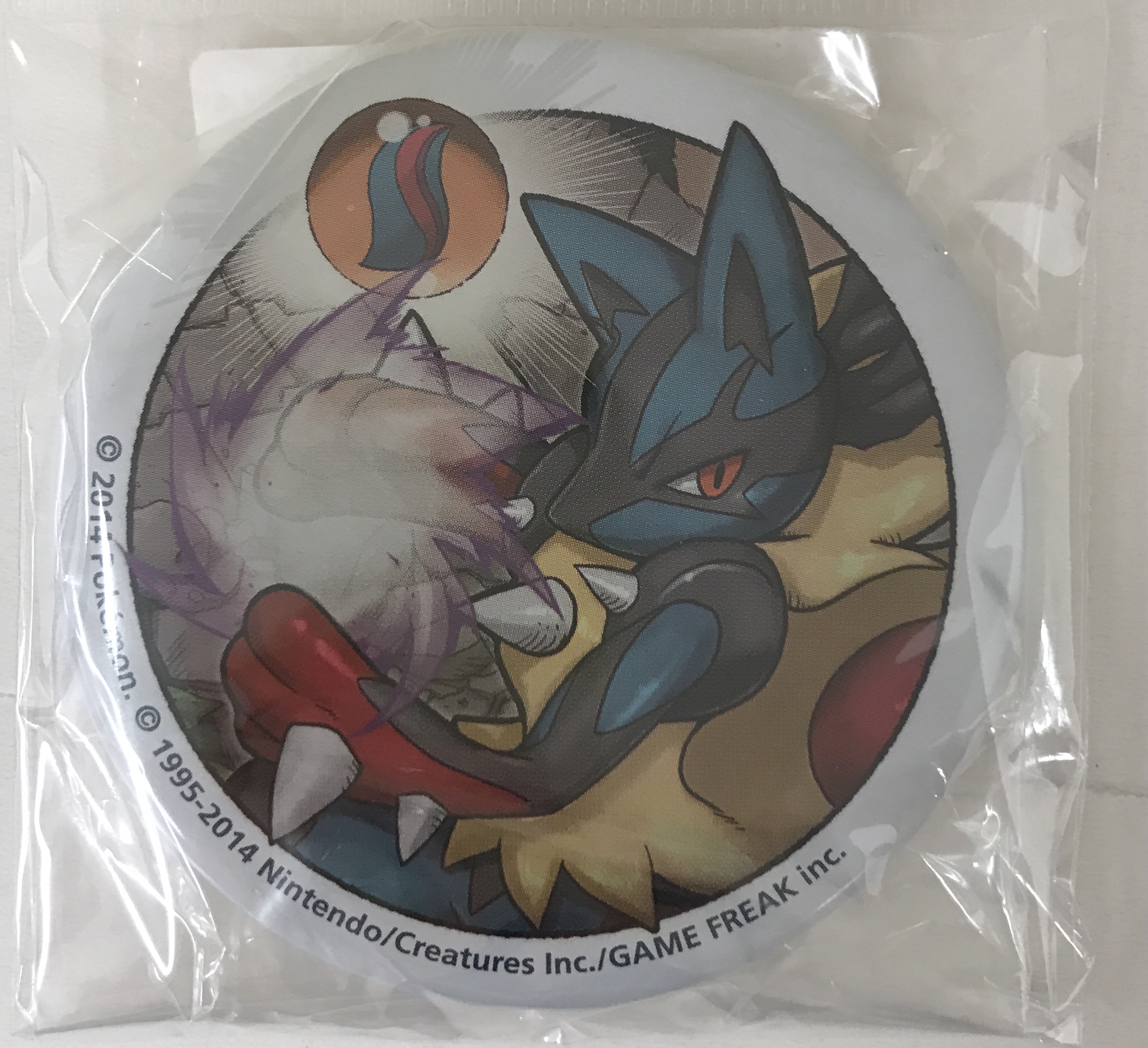 【未開封】ポケットモンスター キーストーンキャンディ缶 MEGA EVOLUTION! 缶マグネット メガルカリオ