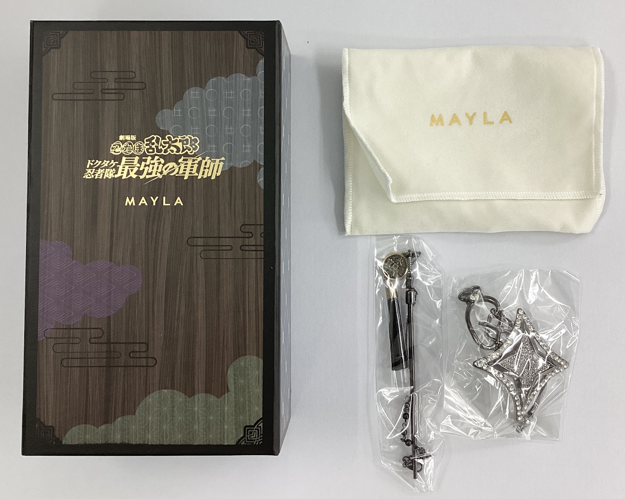 劇場版 忍たま乱太郎 ドクタケ忍者隊最強の軍師×MAYLA アイコニック ヘアオブジェ + 簪 土井半助