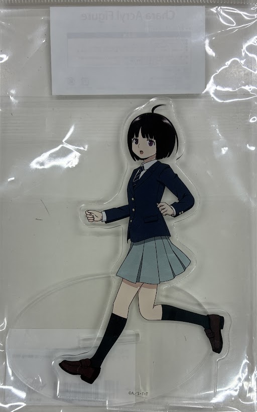 ワールドトリガー キャラアクリルフィギュア 25 描き下ろし 雨取千佳 学生服ver.