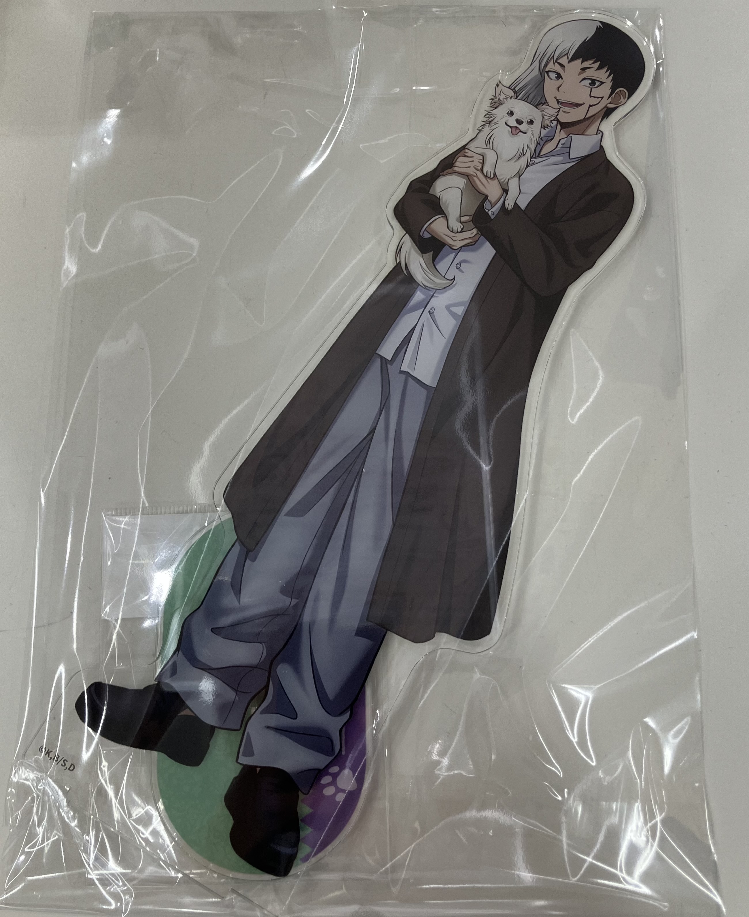 Dr.STONE BIGアクリルスタンド with Dogs ver. あさぎりゲン