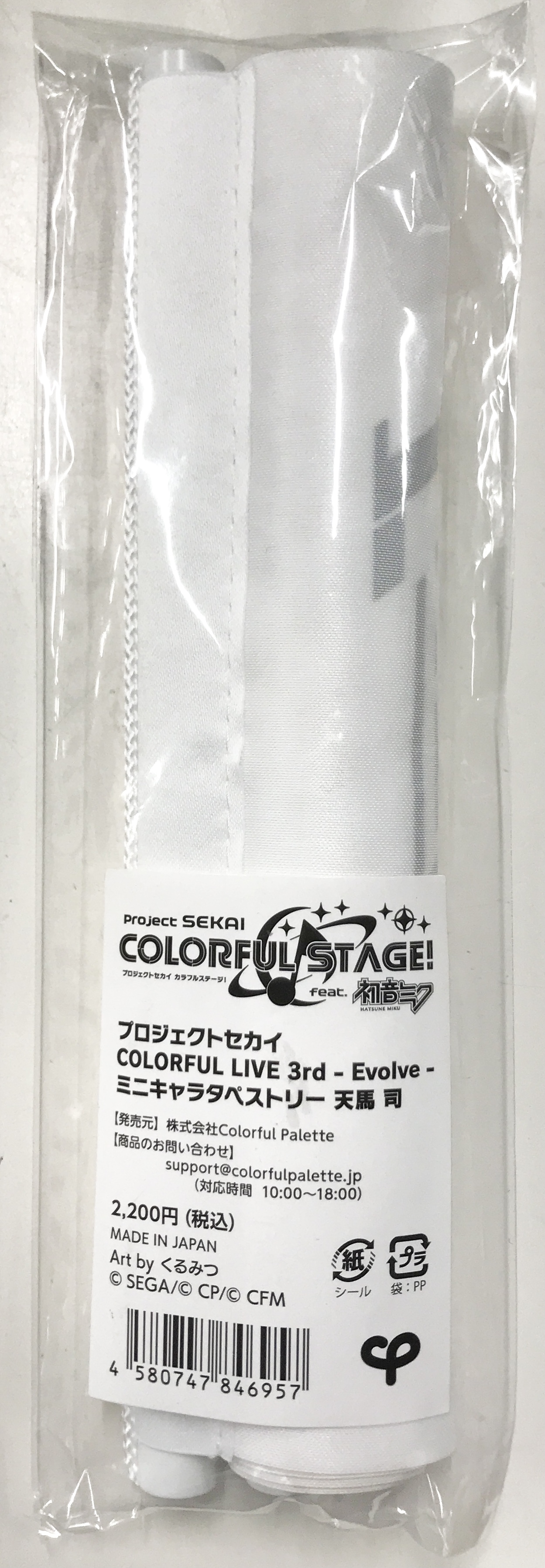 【未開封】プロジェクトセカイ カラフルステージ! プロジェクトセカイ COLORFUL LIVE 3rd - Evolve - ミニキャラタペストリー 天馬司 【プロジェクトセカイ COLORFUL LIVE 3rd - Evolve -】