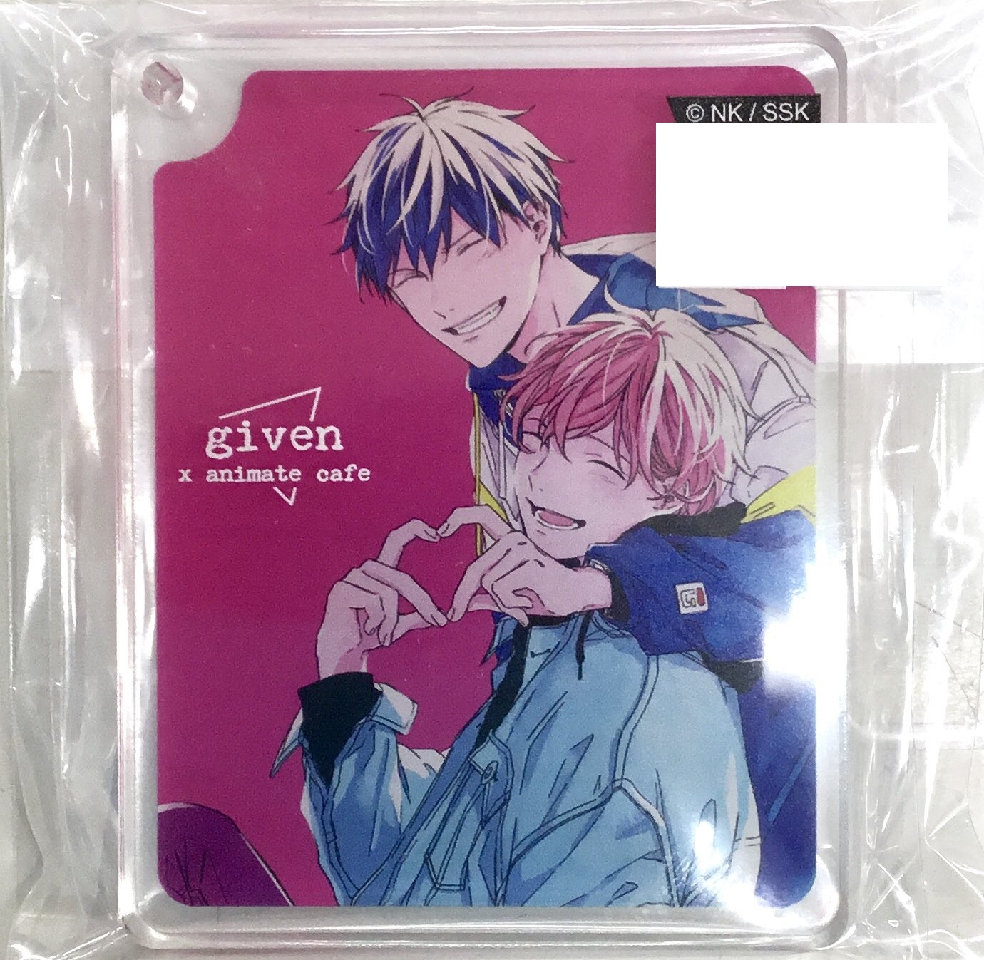 ギヴン×アニメイトカフェ CoLotta トレーディングアクリルプレートキーホルダー 佐藤真冬&上ノ山立夏 A