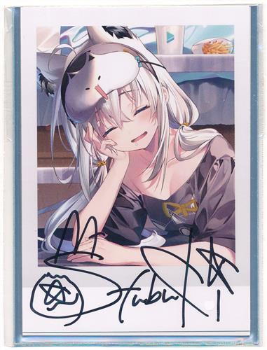 ホロライブ 誕生日記念2023 直筆サイン入りブロマイドカード 白上フブキ
