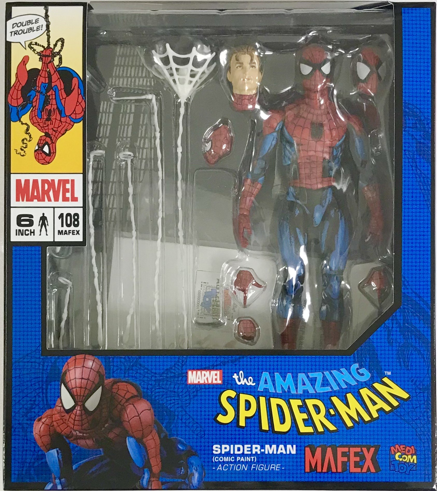 MAFEX No.108 スパイダーマン SPIDER-MAN(COMIC PAINT) 【フィギュア】[メディコム・トイ]