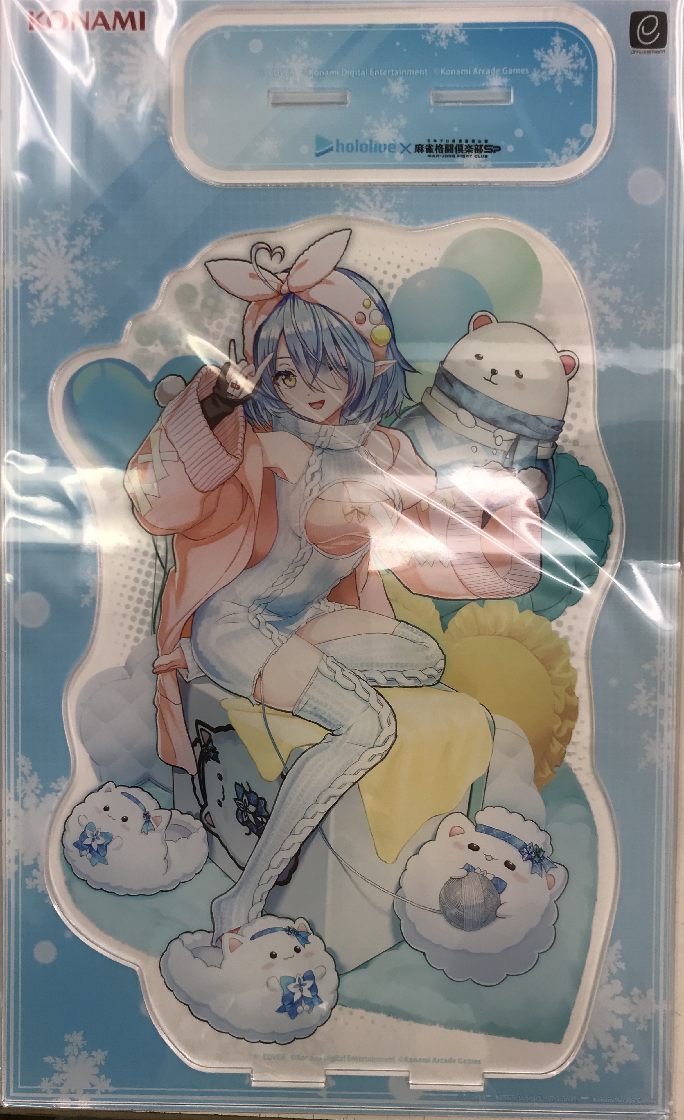 ホロライブ 麻雀格闘倶楽部Sp A賞オリジナル特大アクリルスタンド 雪花ラミィ