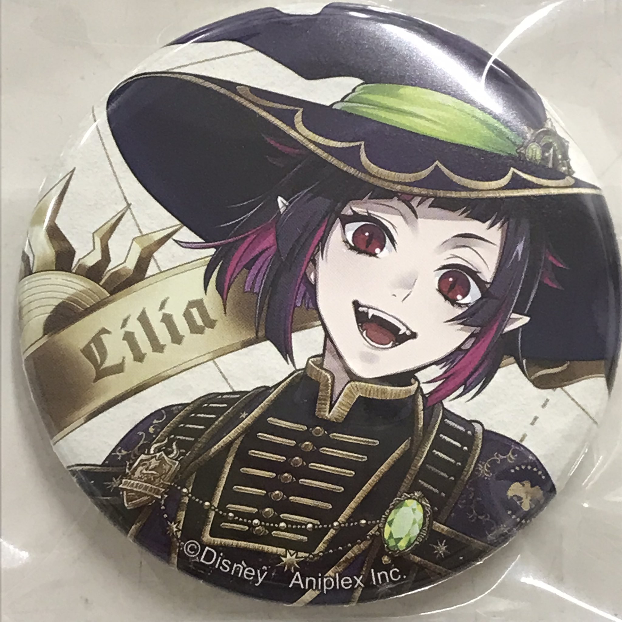 Disney TWISTED-WONDERLAND 缶バッジコレクション(ブルームバースデー ver.) リリア・ヴァンルージュ