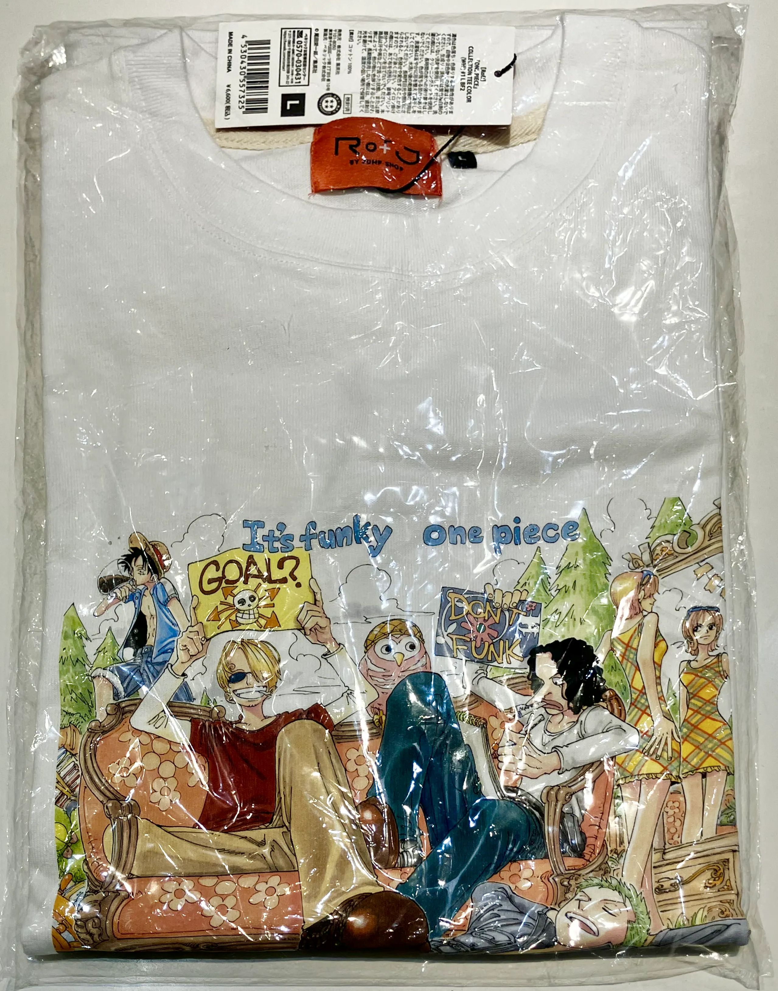 【未開封】ONE PIECE 【RofJ】COLLECTION TEE COLOR (WHI) #1 Lサイズ BF2