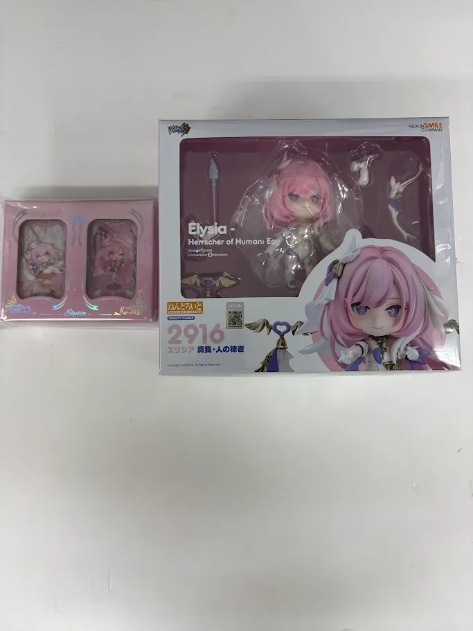 【未開封】ねんどろいど 2916 崩壊3rd エリシア 真我・人の律者+GOODSMILE ONLINE SHOP購入特典 缶バッジ2種 セット 【GOODSMILE ONLINE SHOP限定】 【フィギュア】[グッドスマイルカンパニー]