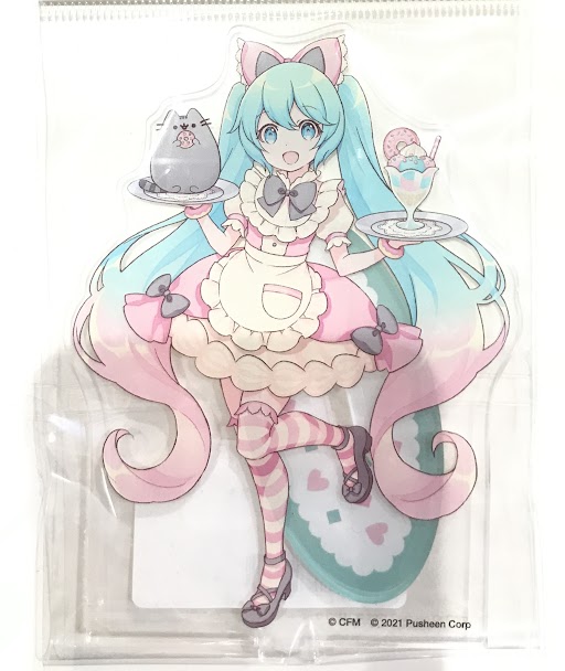 初音ミクシリーズ アクリルスタンド Pusheenコラボ