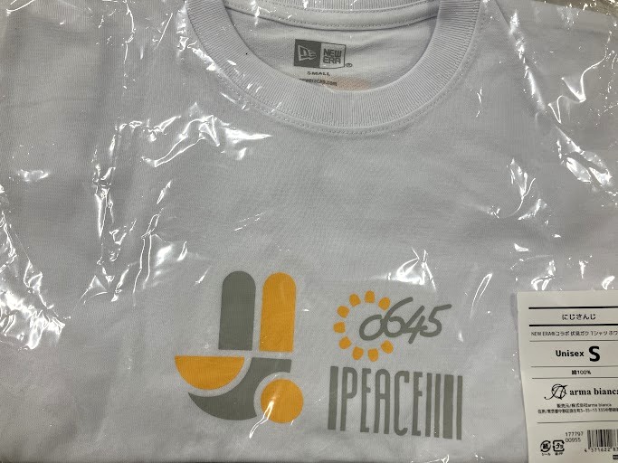 にじさんじ×NEW ERAコラボ 伏見ガク Tシャツ ホワイト (ユニセックス/Sサイズ)