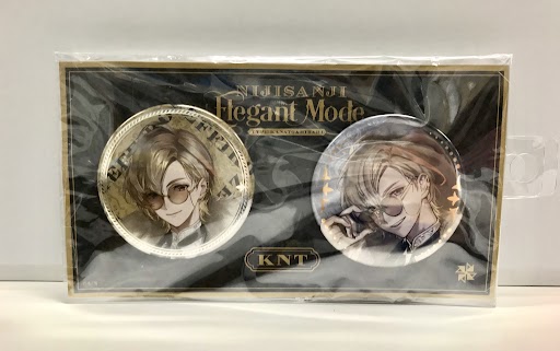 【未開封】にじさんじ NIJISANJI Elegant Mode Type:Kanato&Hibari 缶バッジセット 風楽奏斗