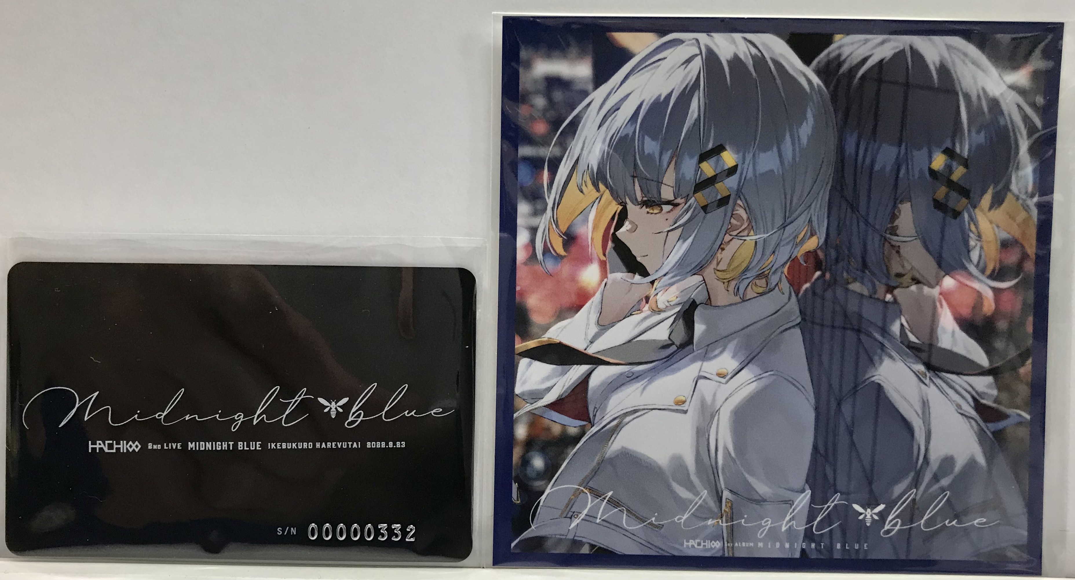 VSinger HACHI 2nd LIVE/ステッカー&シリアルナンバーカード