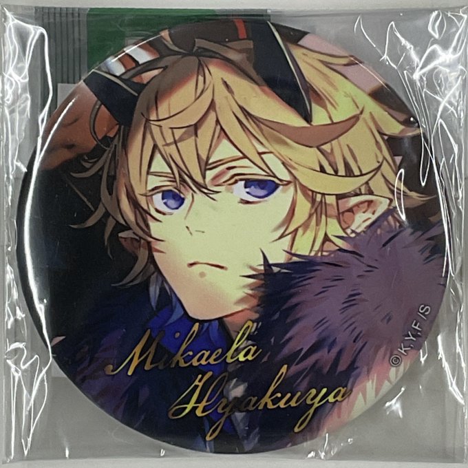 終わりのセラフ 生誕10周年記念展 ビッグ缶バッジ 百夜ミカエラ