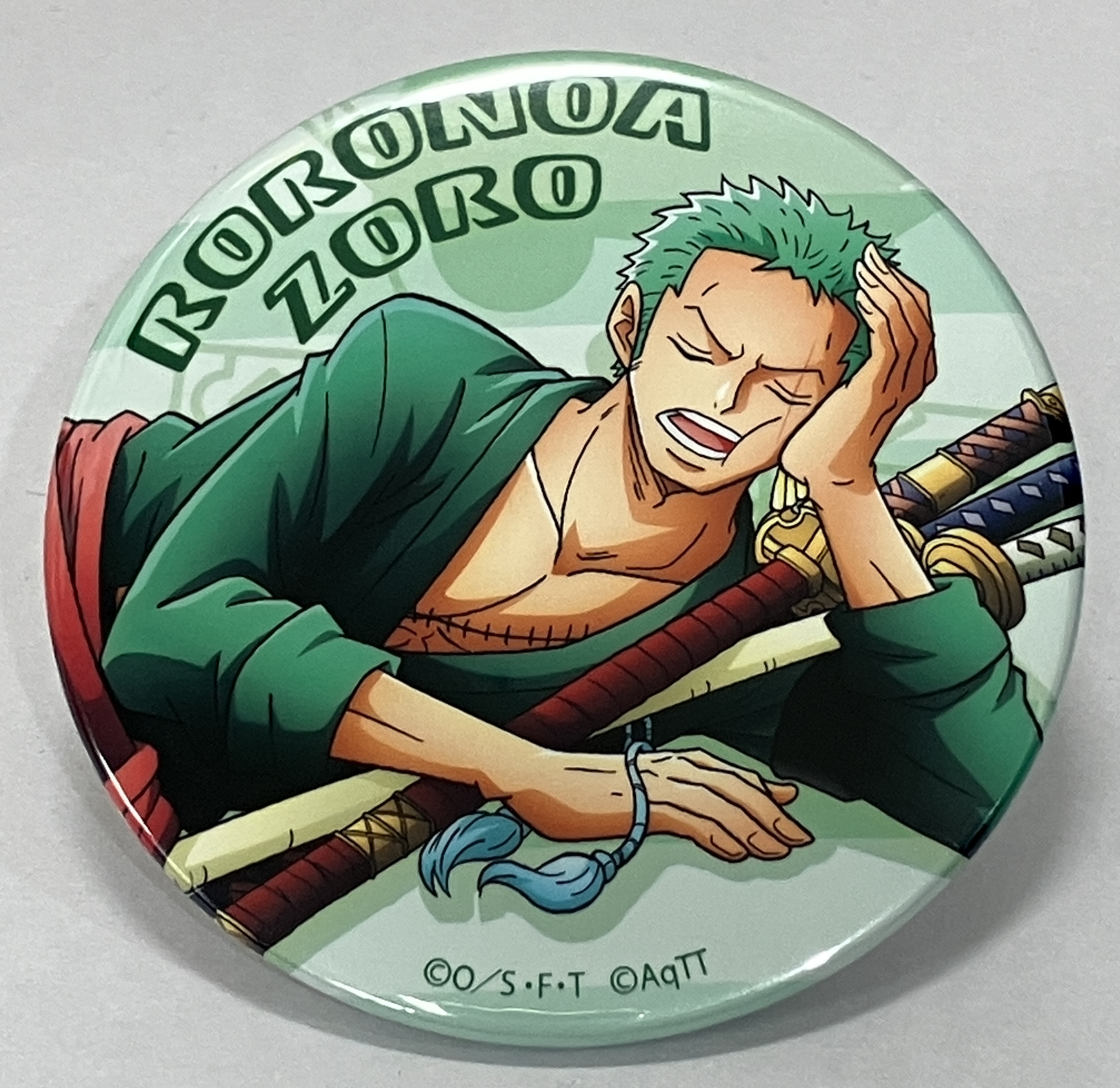 ONE PIECE 缶バッジ ～お昼寝タイム～ ロロノア・ゾロ 【東京ワンピースタワー限定】