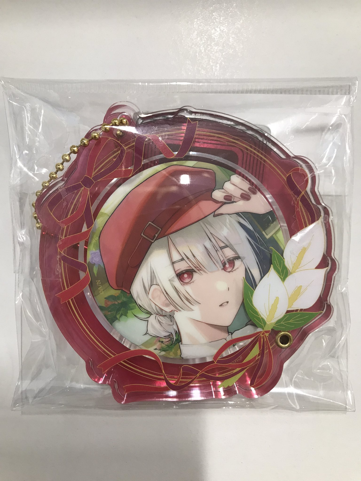 にじさんじ My Florist アクリルフレーム入り缶バッジ 弦月藤士郎