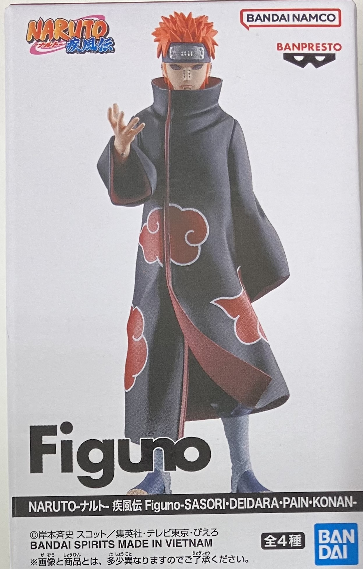 【未開封】NARUTO-ナルト- 疾風伝 Figuno-SASORI・DEIDARA・PAIN・KONAN- ペイン