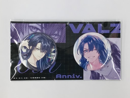 【未開封】にじさんじ VΔLZ 6th 缶バッジセット 長尾景