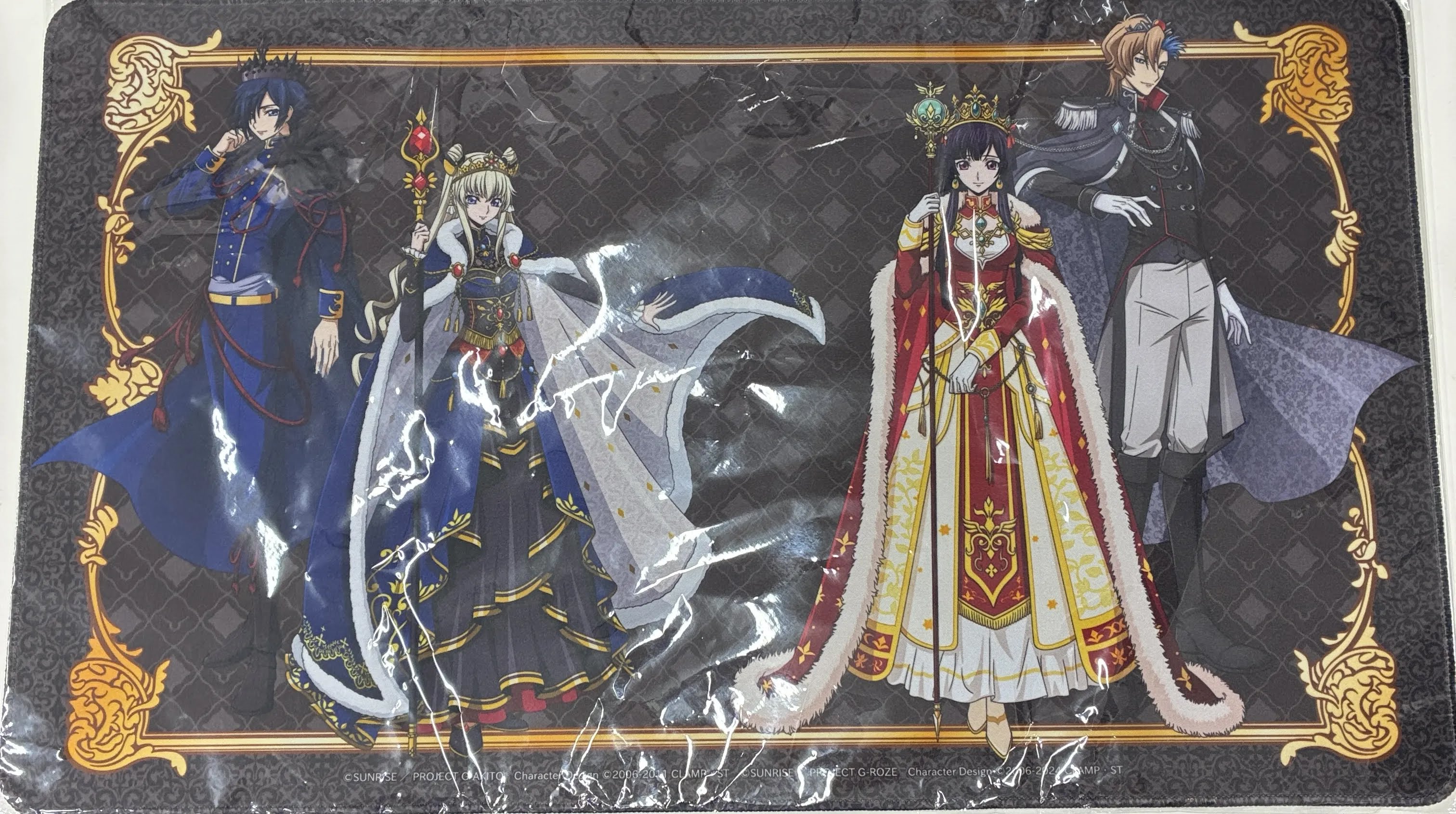 コードギアス 反逆のルルーシュ デスクマット B 日向アキト&レイラ・マルカル アッシュ&皇サクヤ
