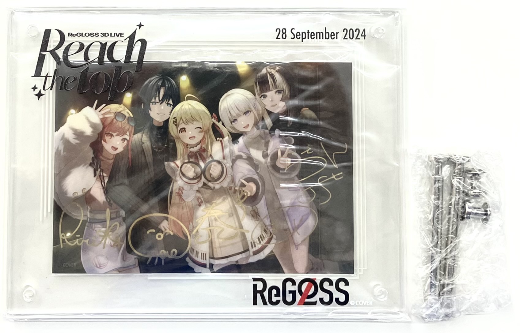 ホロライブ DEV_IS ReGLOSS 3D LIVE「Reach the top」開催記念 アクリルフォトフレーム&ブロマイド