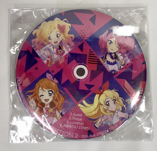 ALL aikatsu stars!×アニON LIVE STATION2 スタンド付き特大缶バッチ(缶バッジ) 集合