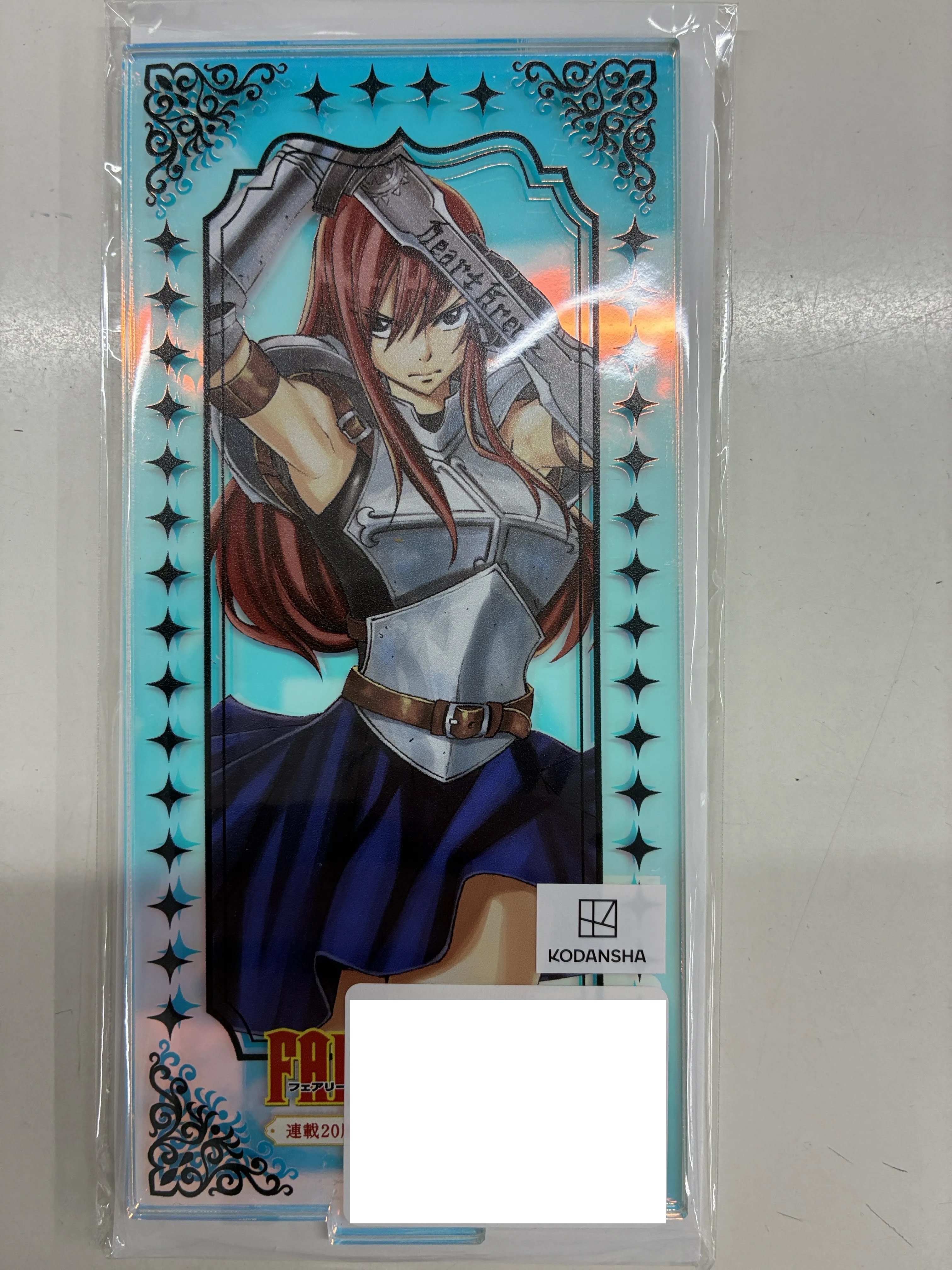 【未開封】FAIRY TAIL タロット風オーロラアクリルフィギュア エルザ・スカーレット