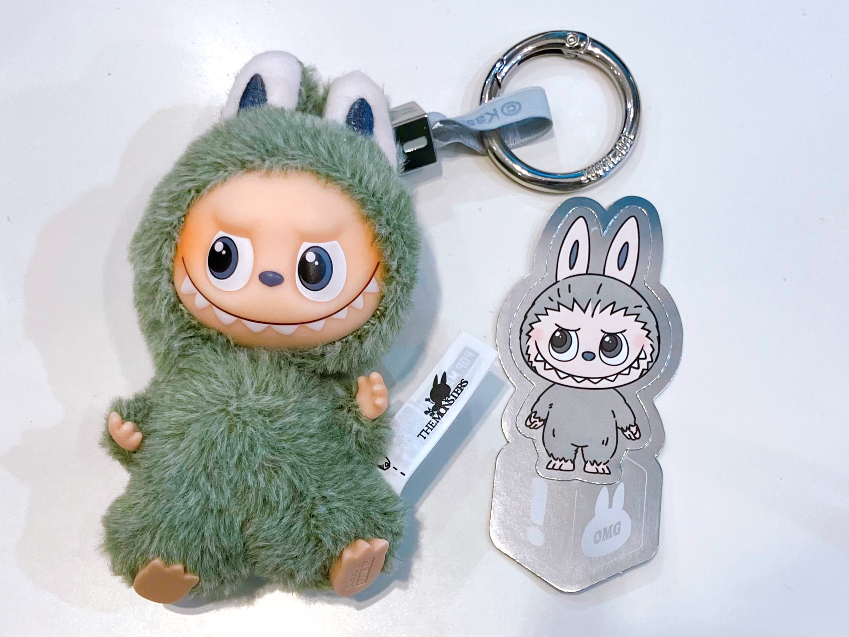 POPMART THE MONSTERS PIN FOR LOVE シリーズ ぬいぐるみペンダント(N-Z) LABUBU ! (シークレット)