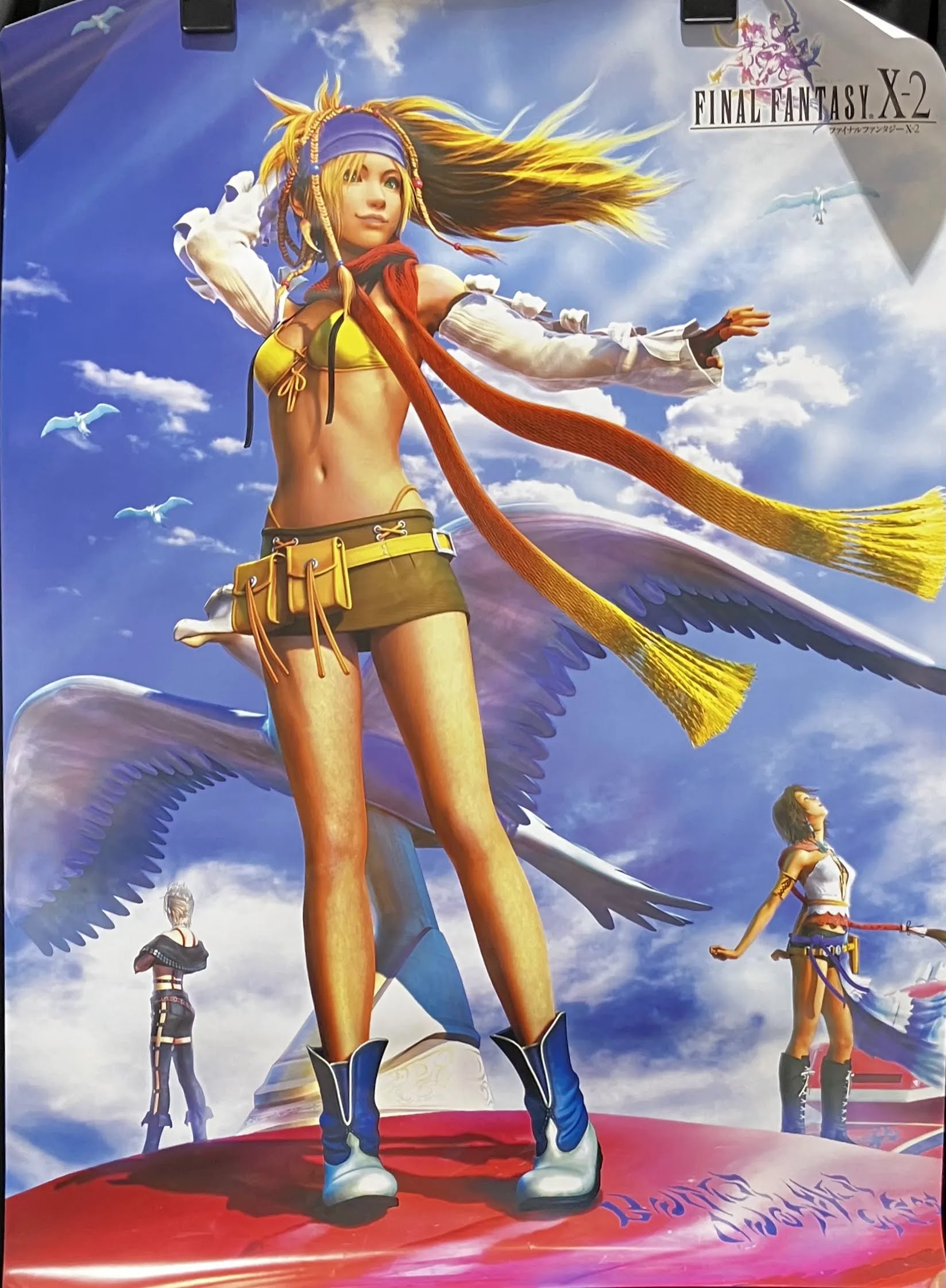 FINAL FANTASY X-2 B2ポスター2枚組 リュック&ユウナ&パイン