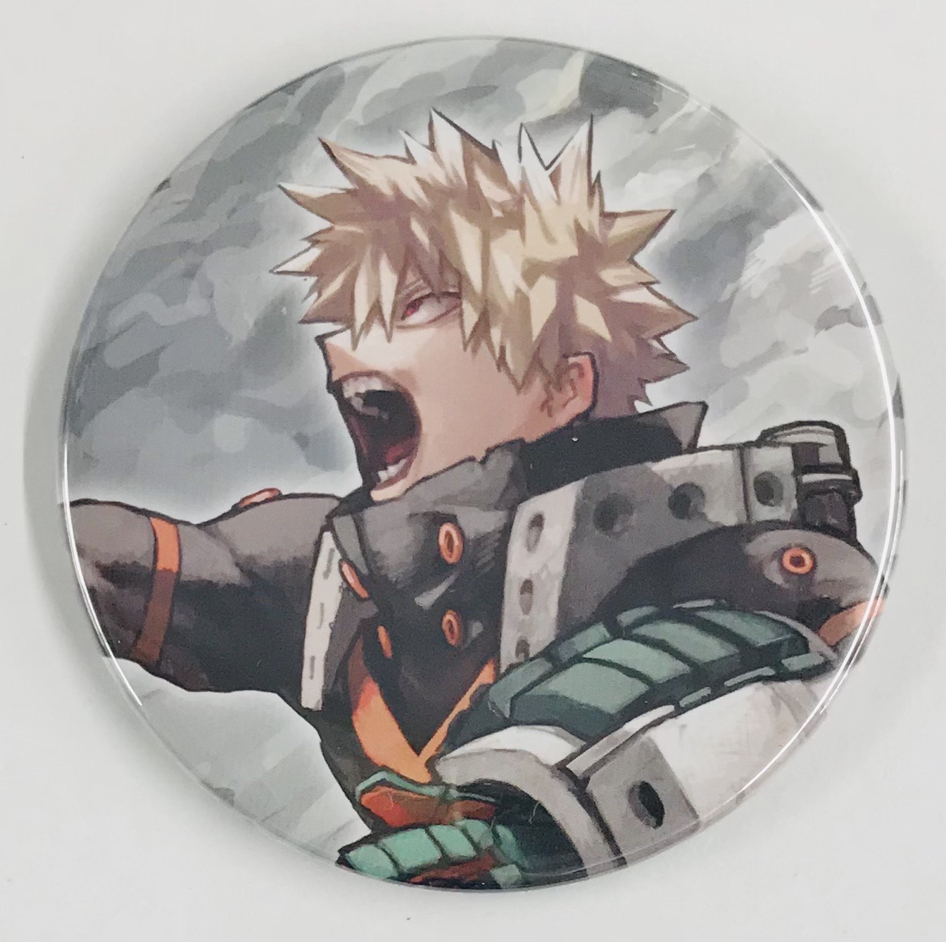 僕のヒーローアカデミア 原画展 コレクション缶バッジ KEY VISUAL HEROES VS VILLAINS SUPREME 爆豪勝己