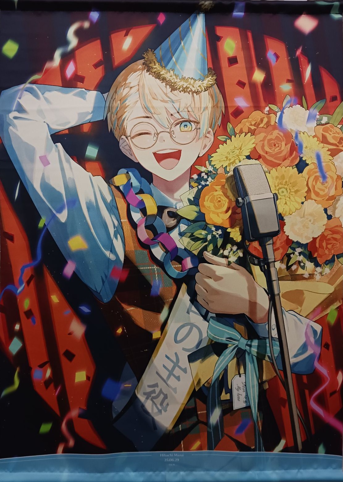 にじさんじ 誕生日グッズ2025 B2タペストリー 緋八マナ