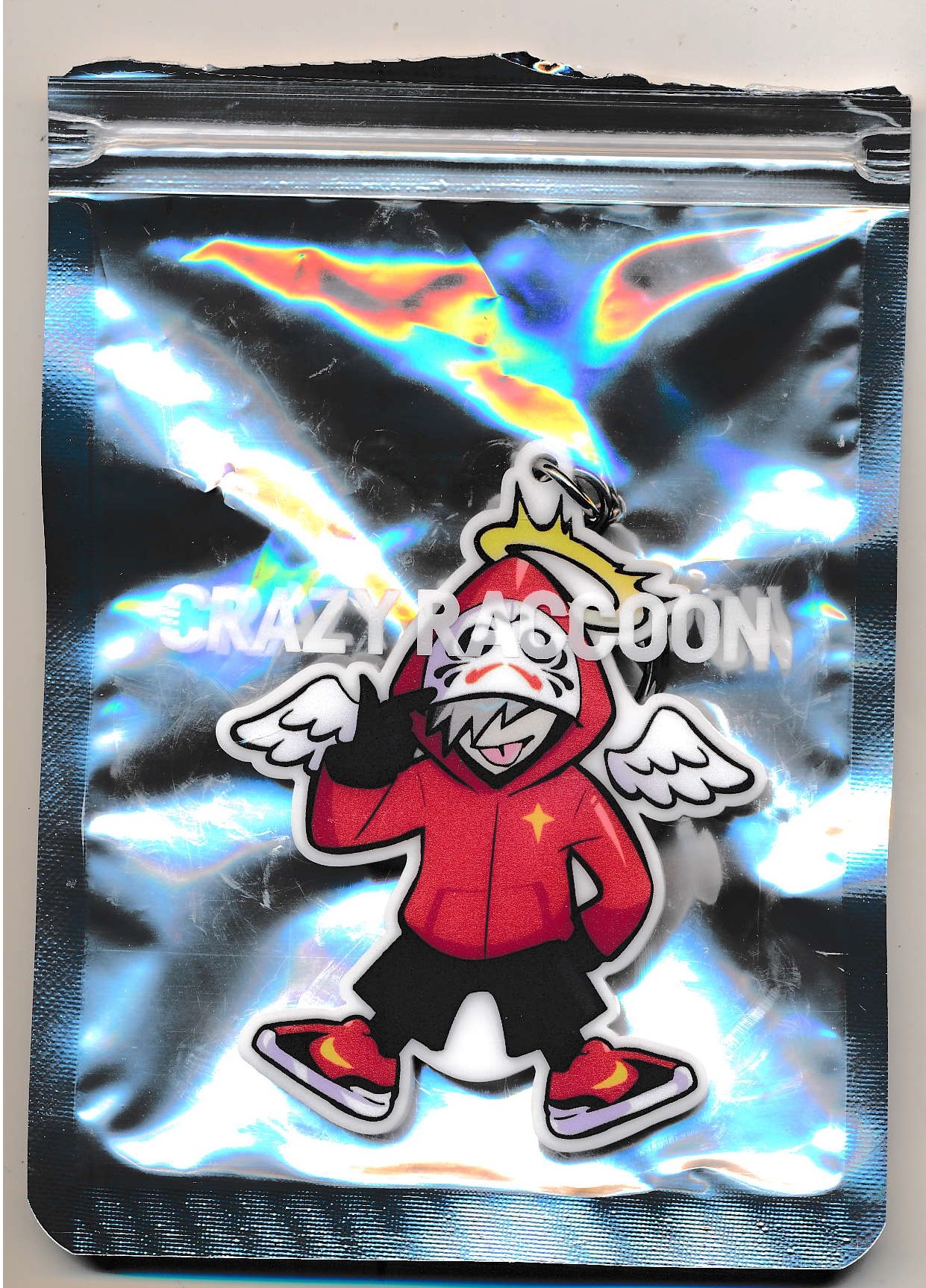 【未開封】Crazy Raccoon KEYCHAIN 1 だるまいずごっど