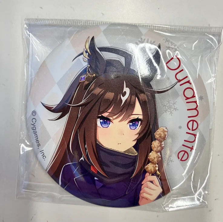 ウマ娘 プリティーダービー 描き下ろし トレーディング 缶バッジ ドゥラメンテ
