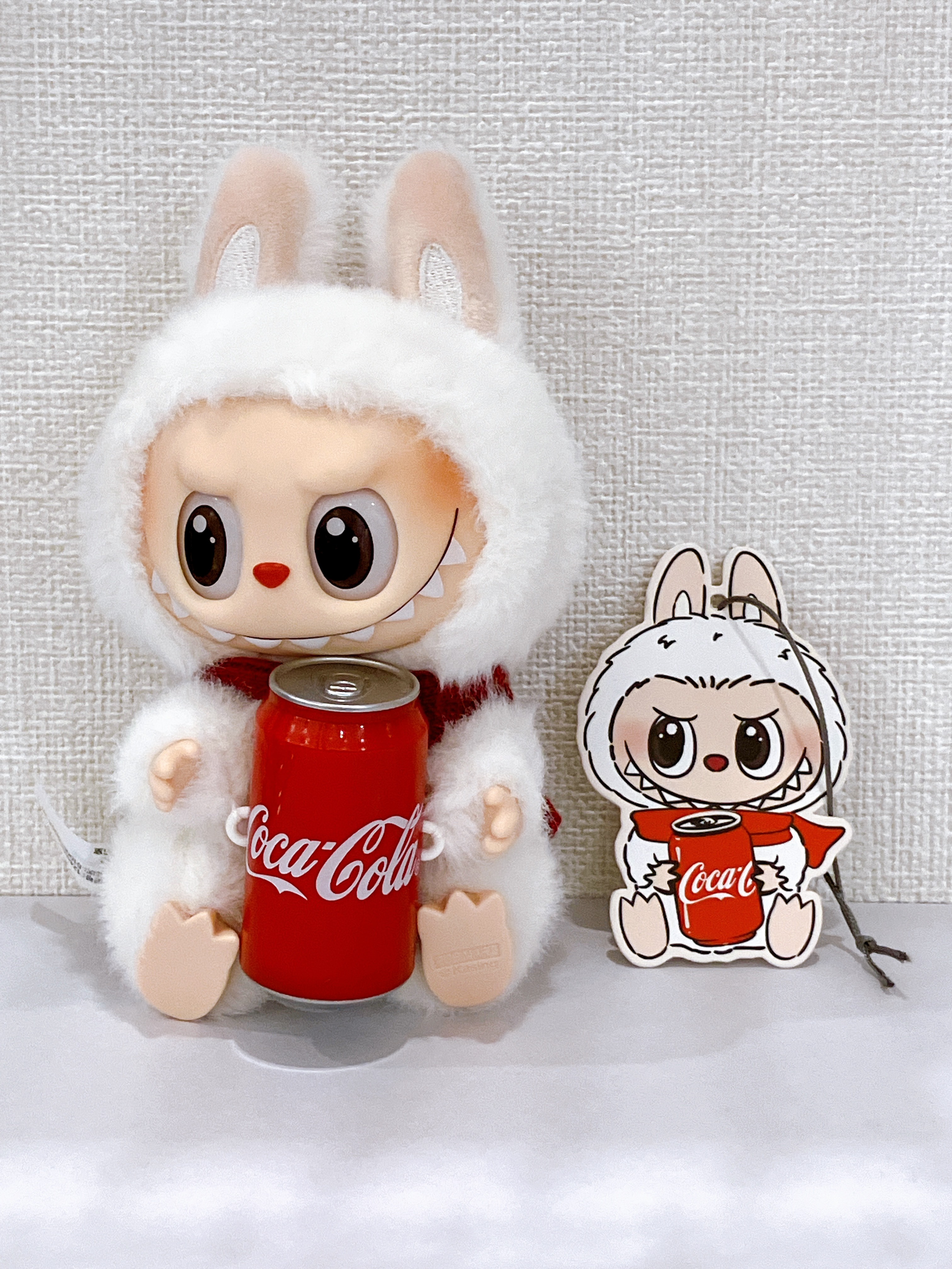 THE MONSTERS コカ・コーラシリーズソフビフェイス LABUBU Happy Factor