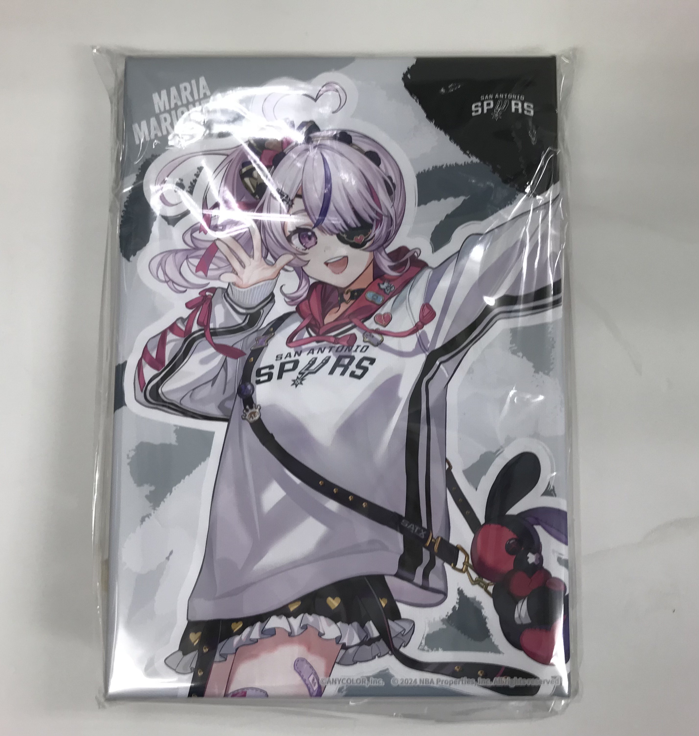 【未開封】にじさんじ/NIJISANJI EN×NBA×楽天コレクション 第3弾 【Western】 S-30賞 キャラファインキャンバスボード マリア マリオネット San Antonio Spurs