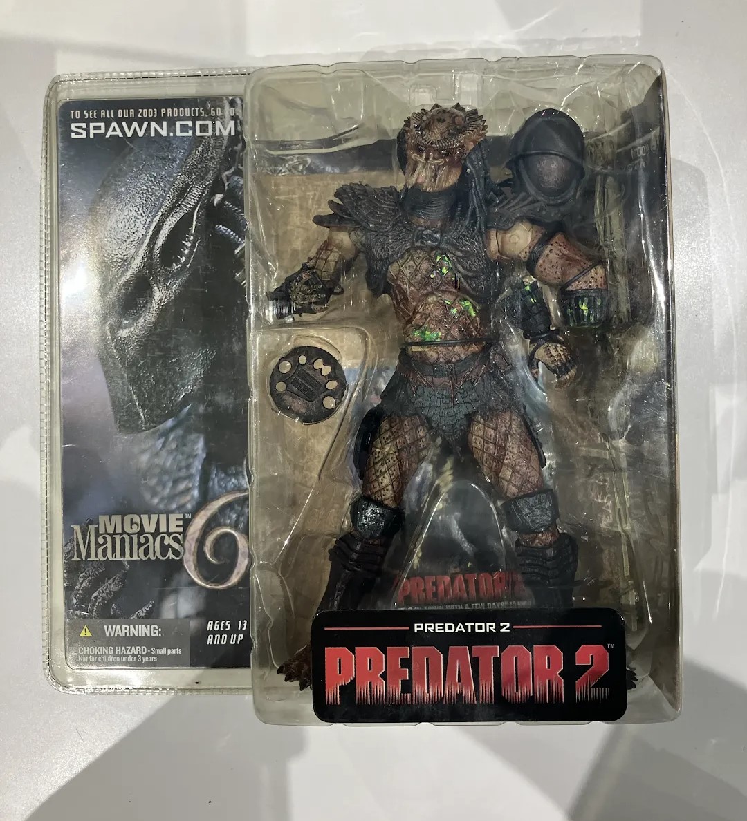 【未開封】Movie Maniacs Series 6 Predator 2 Bloody Predator Figure with Mask 【フィギュア】[マクファーレントイズ]