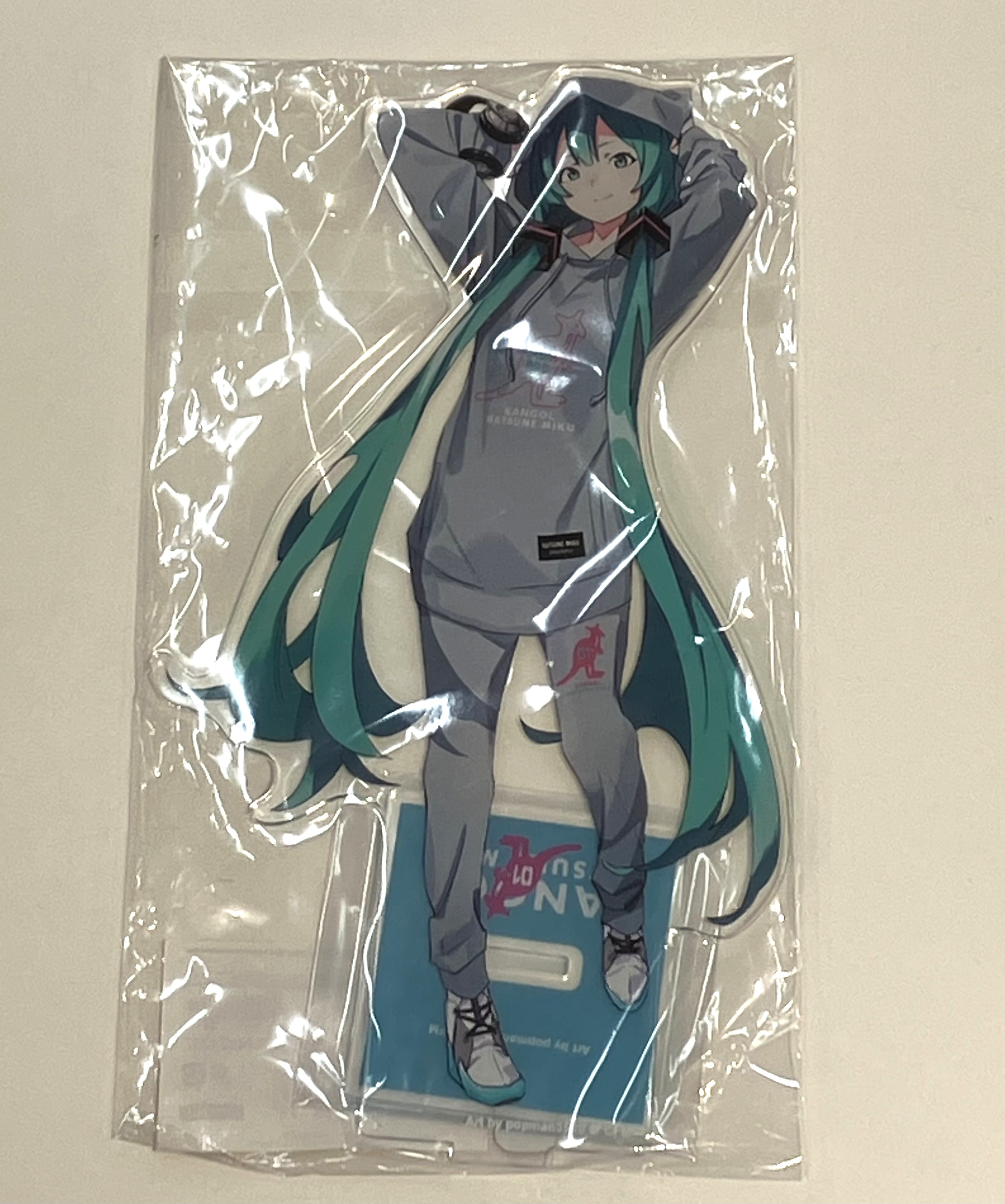 初音ミク KANGOLコラボ 描き下ろしイラスト 第2弾 Art by popman3580 BIGアクリルスタンド 初音ミク