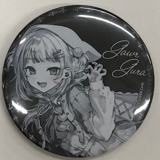 ホロライブEnglish -Myth-×AVIOT トレーディング缶バッジ がうる・ぐら B
