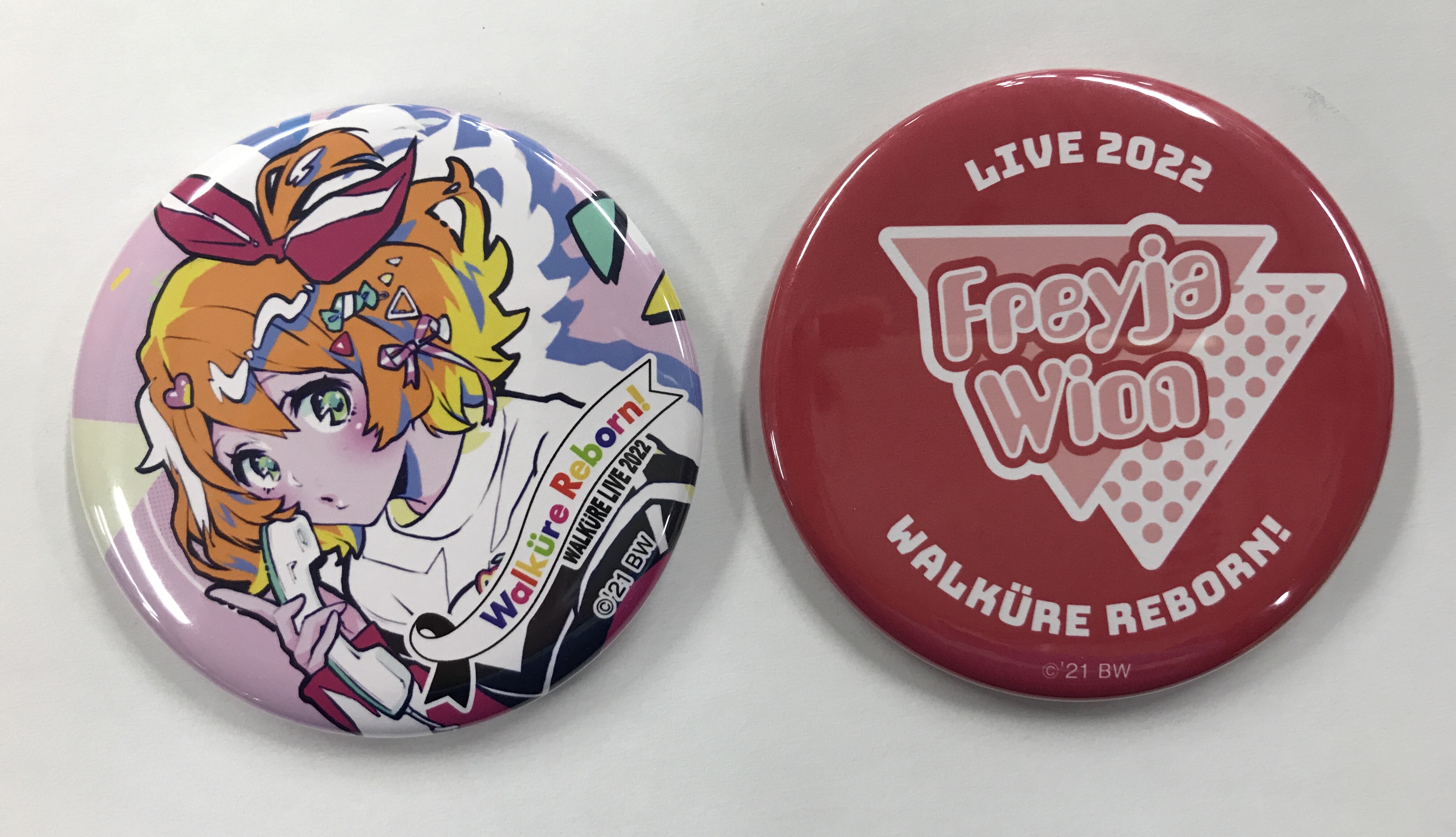マクロスΔ ワルキューレ LIVE 2022 ～Walkure Reborn!～ デジタルガチャ 缶バッジ (2個セット) フレイア・ヴィオン B 【ワルキューレ LIVE 2022 ～Walkure Reborn!～】